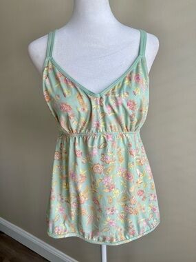 Pastel Floral Paisley Babydoll Large Jessica Simpson Soft Stretchy